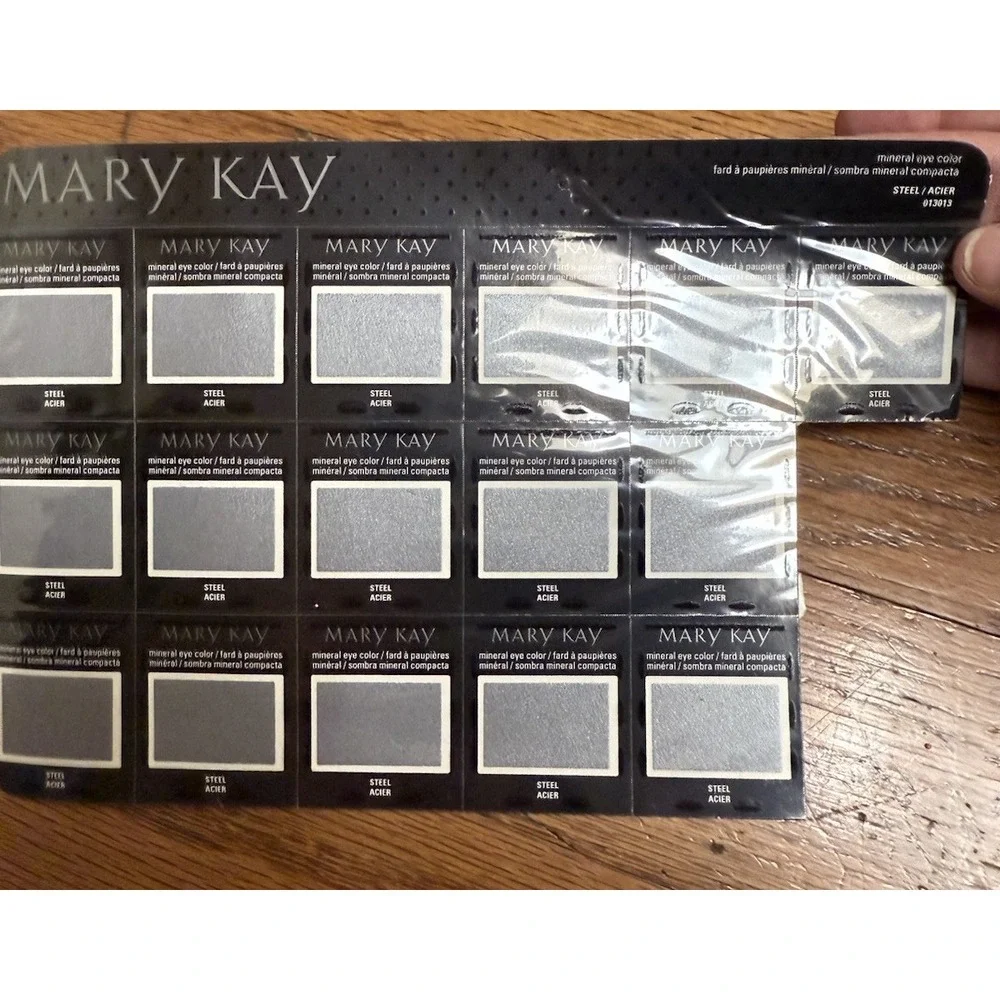 Large Lot Mary Kay Mixed Color Sample Eye Cheek Color Cards Timewise Satin Hands